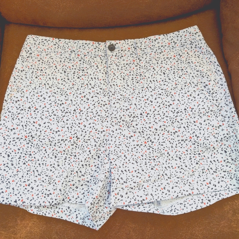 Banana Republic Blue Chino High Rise Dress Shorts